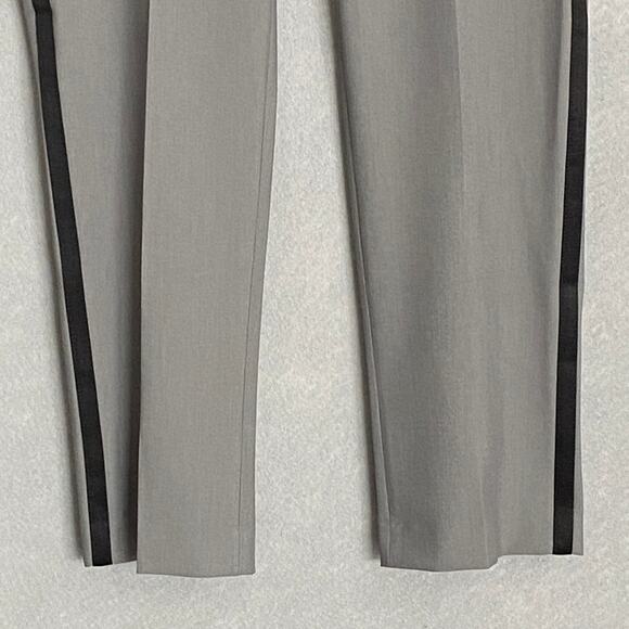 Alfani Men's 32x30 Tuxedo Pant Slim Fit Stretch Grey w/Black Stripe NEW - Picture 4 of 10
